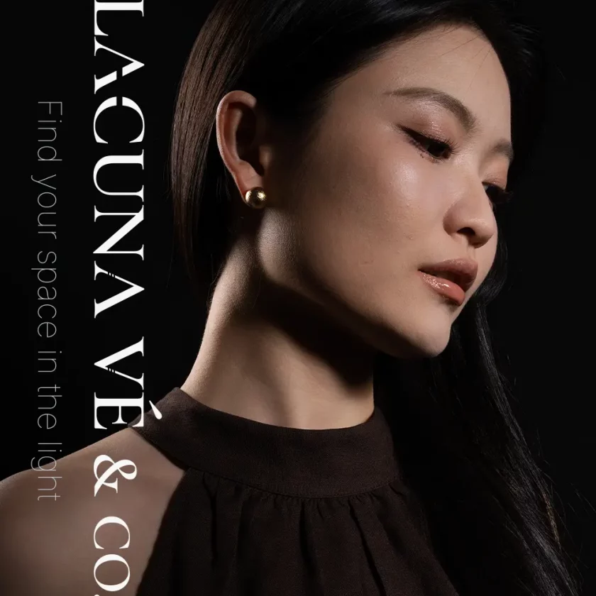 Lacuna Vé & Co. a gold earring design