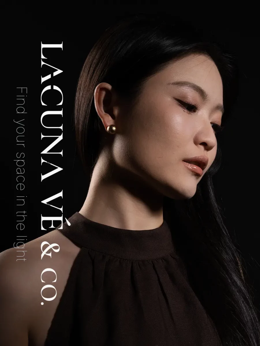 Lacuna Vé  Co a gold earring design
