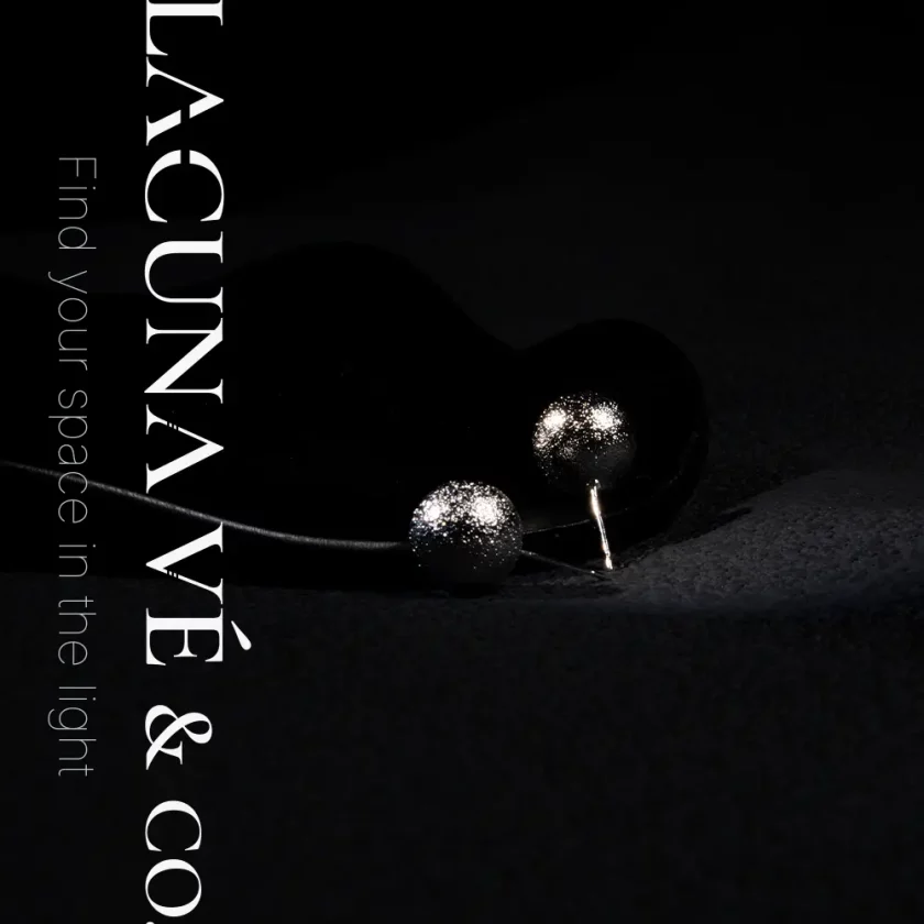 Lunar: 10mm Frosted Metallic Pearl Design in Gold or Silver-Tone Copper & S925 Posts | Lacuna Ve - Image 3