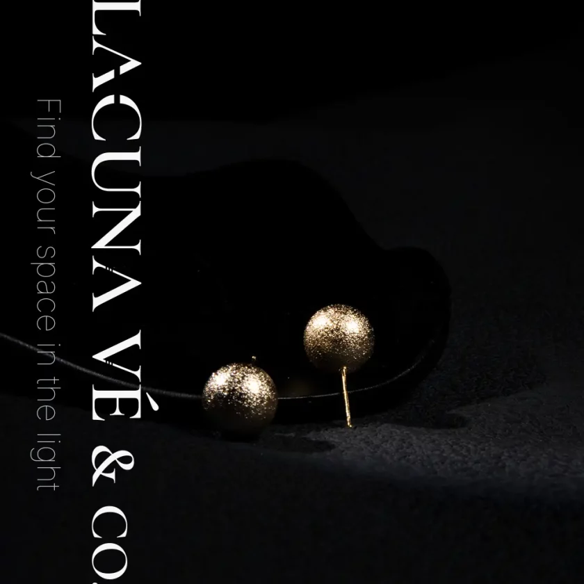 Lunar: 10mm Frosted Metallic Pearl Design in Gold or Silver-Tone Copper & S925 Posts | Lacuna Ve - Image 4