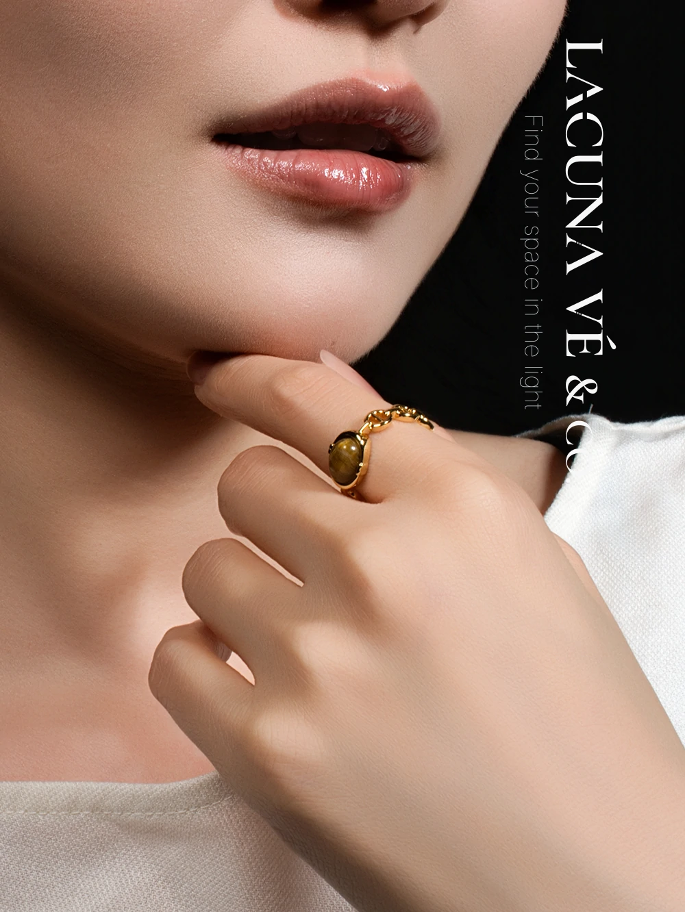 tiger eye ring