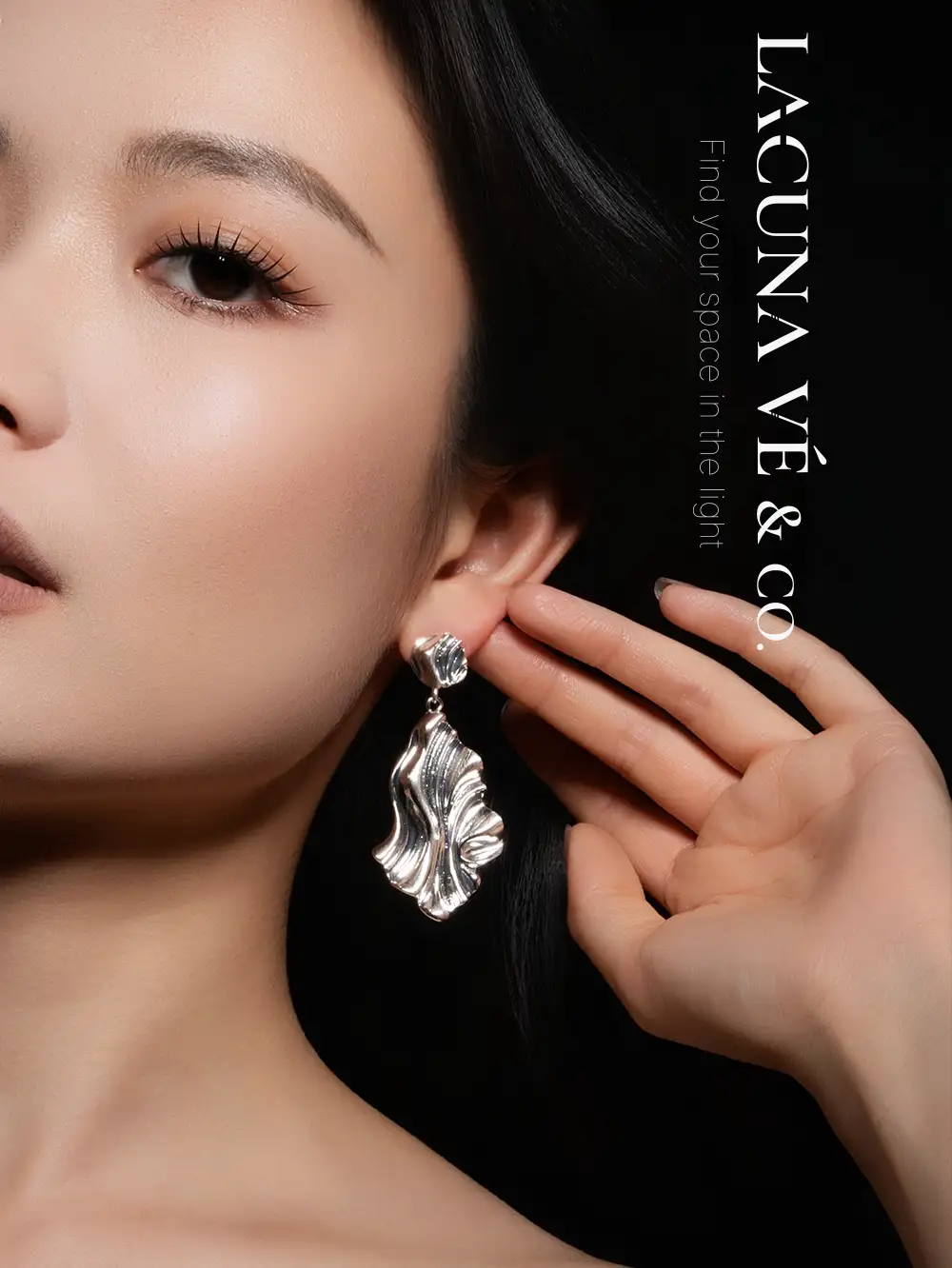 Statement Earrings  Silver Drop Earrings | Lacuna Ve