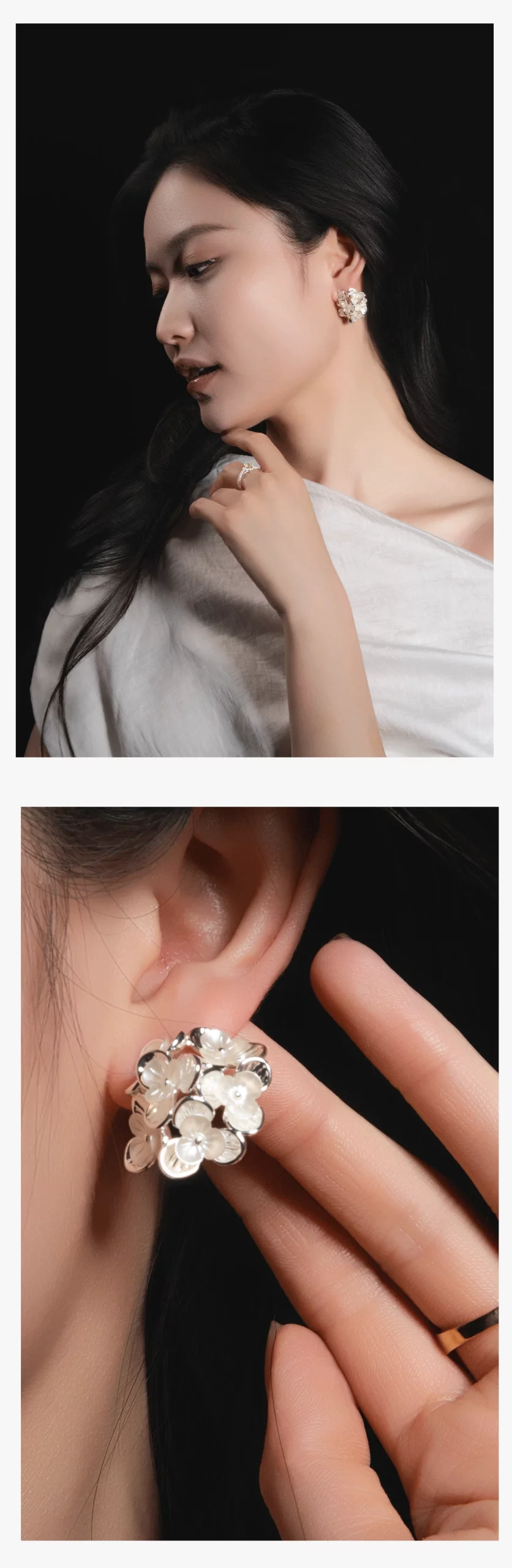 Premium Matte Finish 18K Gold Plated Petal Earrings Craftsmanship