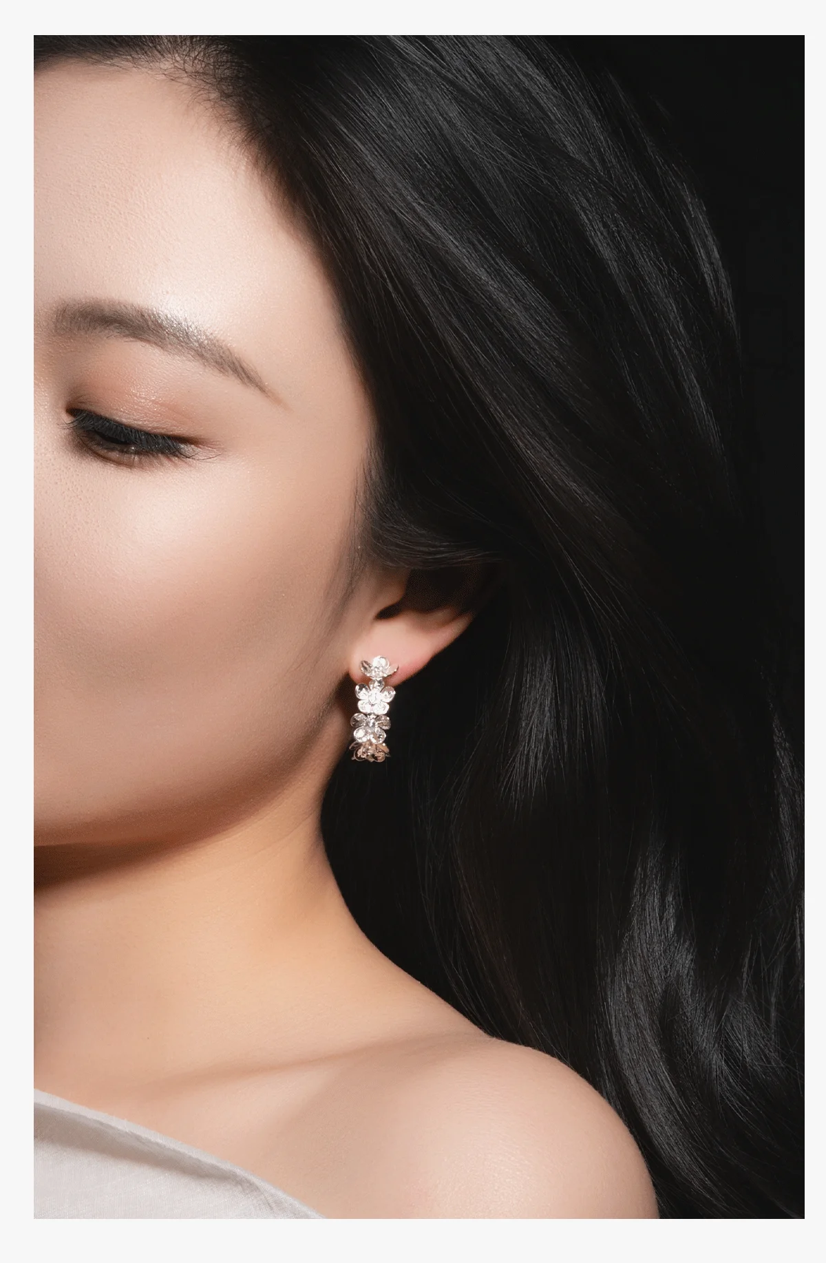 Hypoallergenic earrings for sensitive ears with S925 posts
